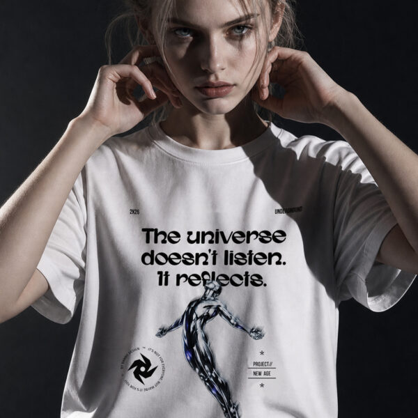 The Universe Reflects t-shirt - Carl Jung quote philosophical graphic tee, Banny Design